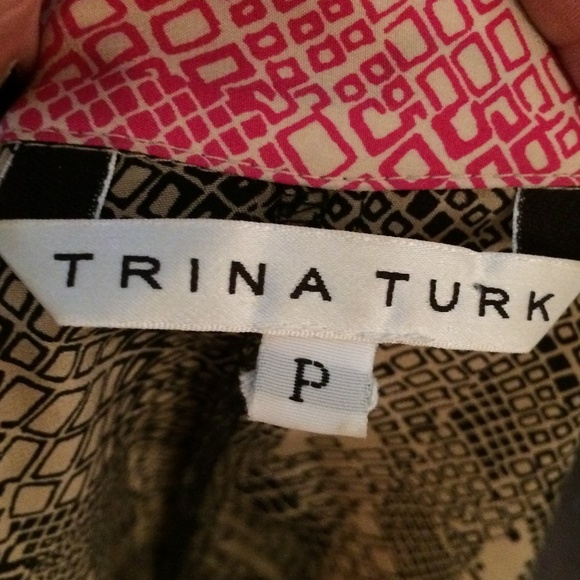 Trina Turk 100% Silk Top, Size Petite/Small - Picture 2 of 8